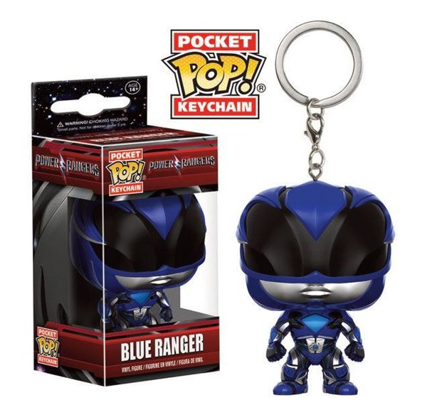 Funko Power Rangers Pocket POP! Vinyl Schlüsselanhänger Blue Ranger