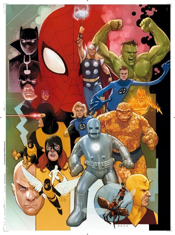Clementoni Marvel 80th Anniversary Puzzle Characters 1000 Teile