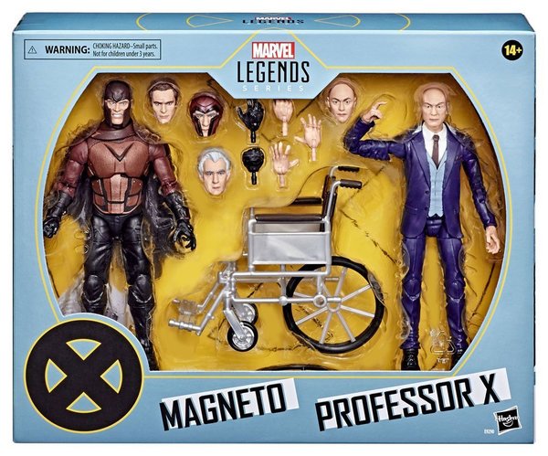 Hasbro Marvel Legends X-Men Actionfiguren Doppelpack 2020 Magneto & Professor X