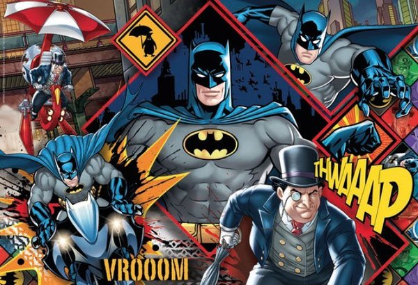 Clementoni DC Comics Supercolor Puzzle Batman (180 Teile)