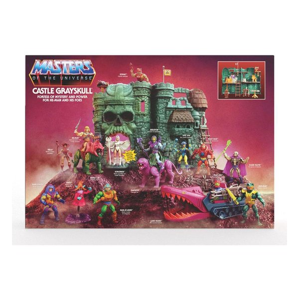 Mattel Masters of the Universe Origins 2021 Castle Grayskull mit Figur