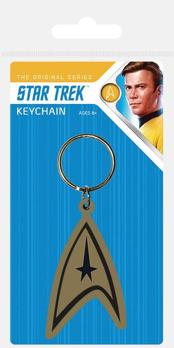 Pyramid Star Trek Gummi-Schlüsselanhänger Insignia
