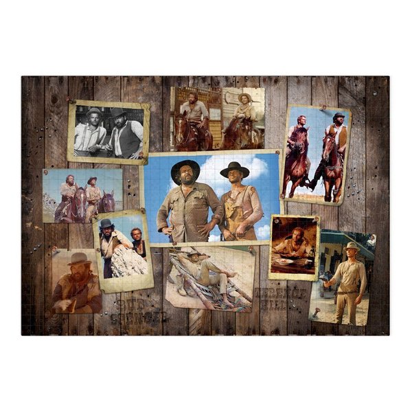Oakie Doakie Bud Spencer & Terence Hill Puzzle Western Photo Wall