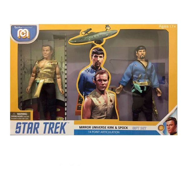 MEGO Star Trek Mirror Universe Doppelpack Spock & Kirk Actionfiguren Set