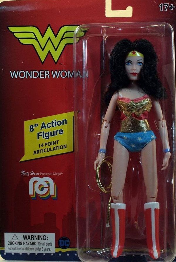 MEGO DC Retro Actionfigur Wonder Woman (Comic Version)