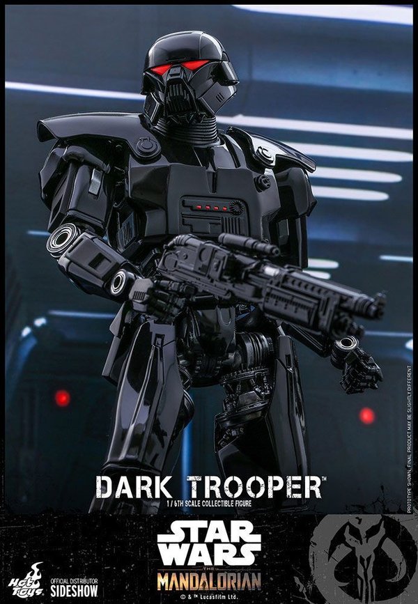 Hot Toys Star Wars The Mandalorian Actionfigur 1/6 Dark Trooper (Vorbestellung für August 2022)