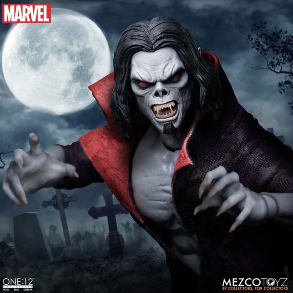Mezco Toyz Marvel Universe Actionfigur mit Leuchtfunktion Morbius (November 2023)