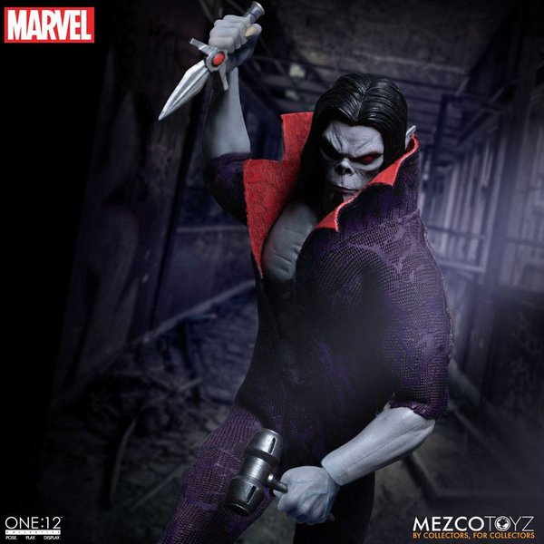 Mezco Toyz Marvel Universe Actionfigur mit Leuchtfunktion Morbius (Vorbestellung für März 2022)