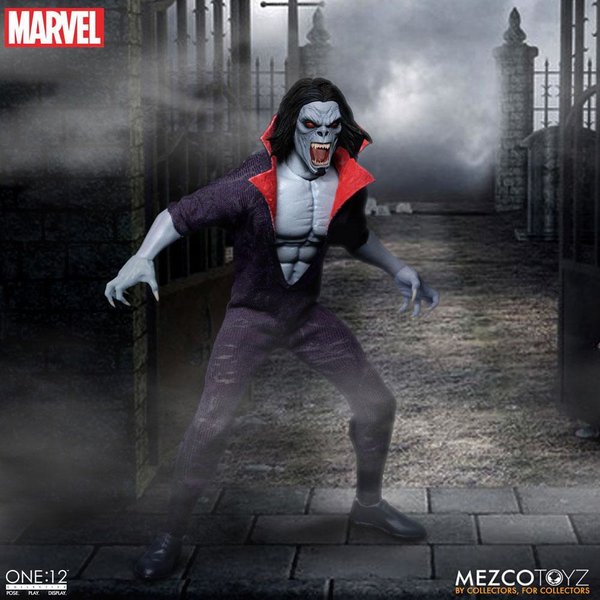 Mezco Toyz Marvel Universe Actionfigur mit Leuchtfunktion Morbius (Vorbestellung für September 2022)