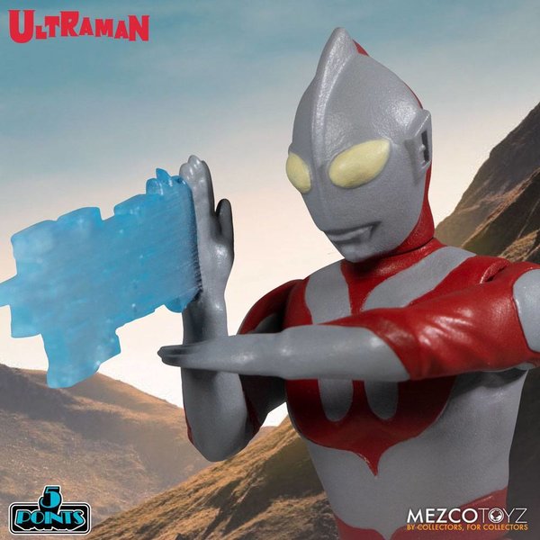 Mezco Toyz Ultraman 5 Points Ultraman & Red King (Boxed Set)