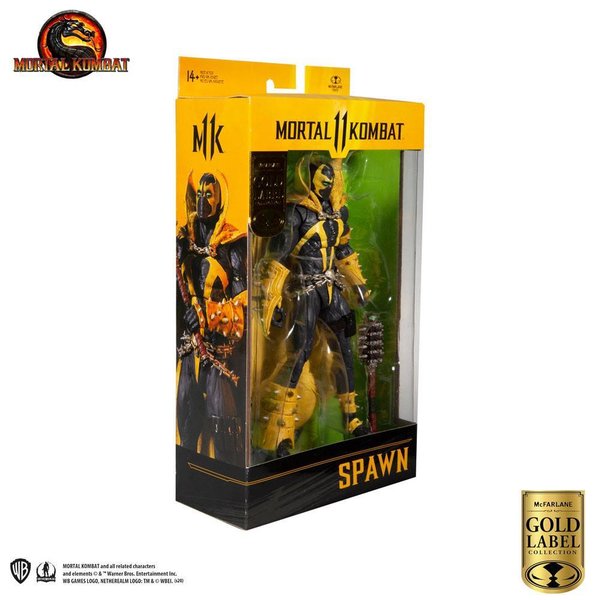 McFarlane Toys Mortal Kombat Spawn (Curse of Apocalypse) (Gold Label Collection)