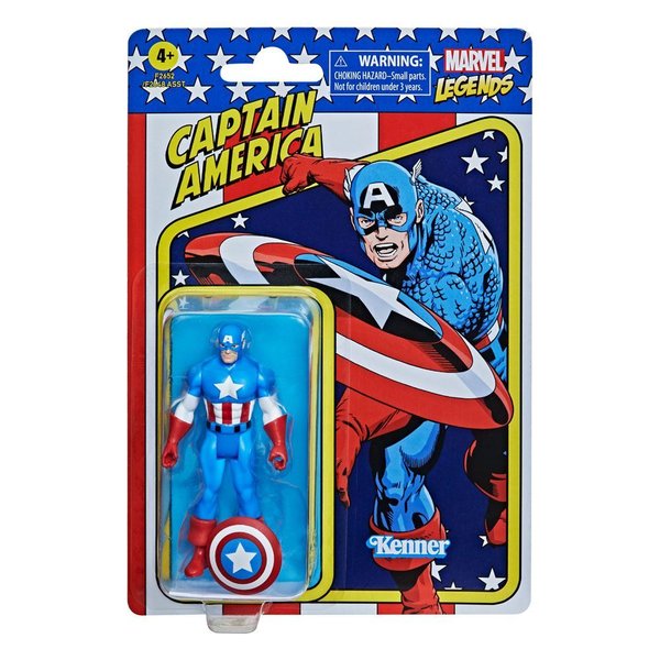 Hasbro Marvel Retro Collection 375 Actionfigur 2021 Wave 1 Captain America