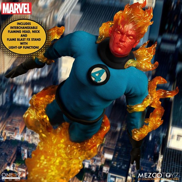 Mezco Toyz Marvel One:12 Fantastic Four Deluxe Steel Box Set (Vorbestellung für Juni 2022)