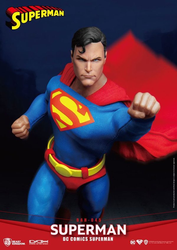 Beast Kingdom DC Comics Dynamic 8ction Heroes Superman Actionfigur (Vorbestellung für März 2022)