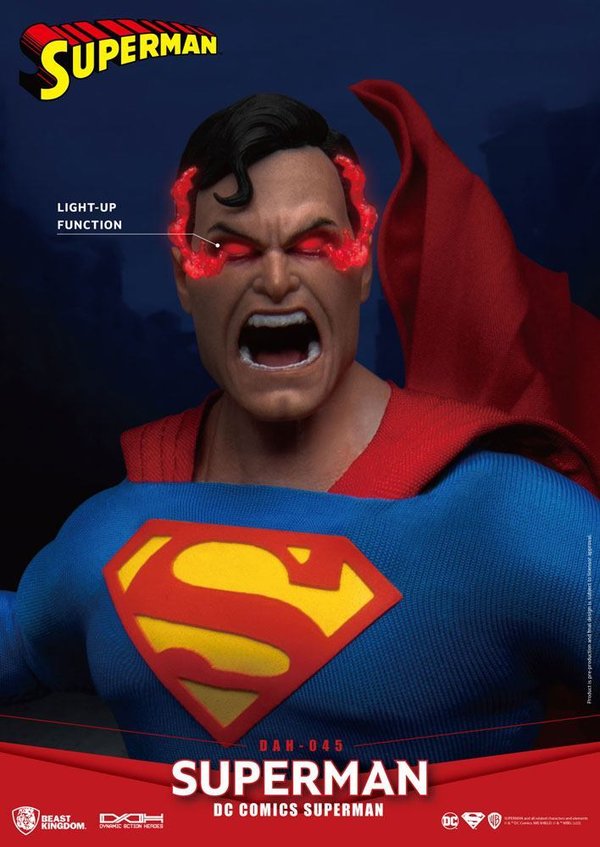 Beast Kingdom DC Comics Dynamic 8ction Heroes Actionfigur Superman (Light-Up)