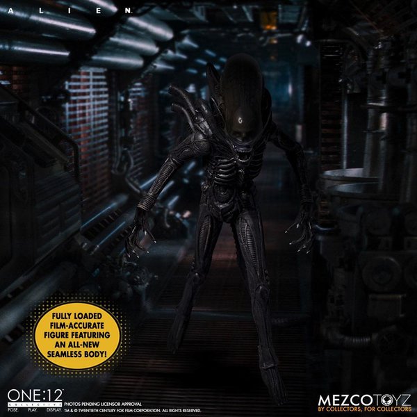 Mezco Toyz The One:12 Collective Actionfigur Alien (Vorbestellung für Juni 2022)