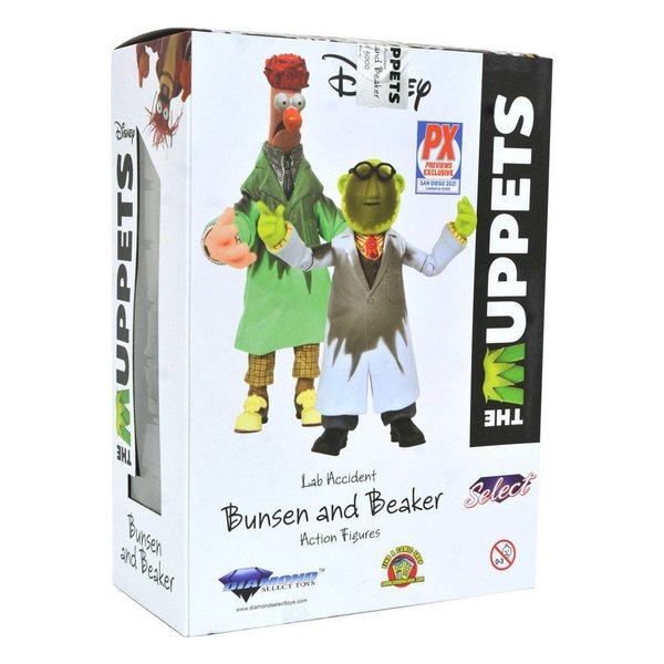 Diamond Select Toys The Muppets Select Bunsen & Beaker (SDCC / Previews Exclusive)