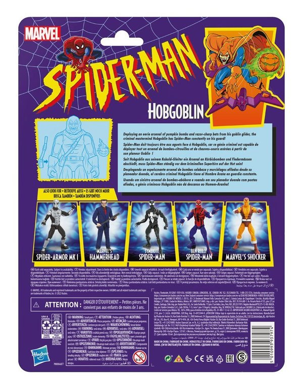 Hasbro Marvel Spider-Man Retro Collection Hobgoblin