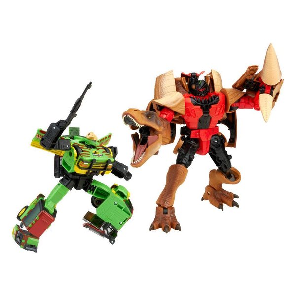 Hasbro Jurassic Park x Transformers Set Tyrannocon Rex & Autobot JP93