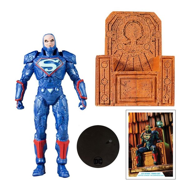 McFarlane Toys DC Multiverse The Darkseid War Lex Luthor Power Suit with Throne