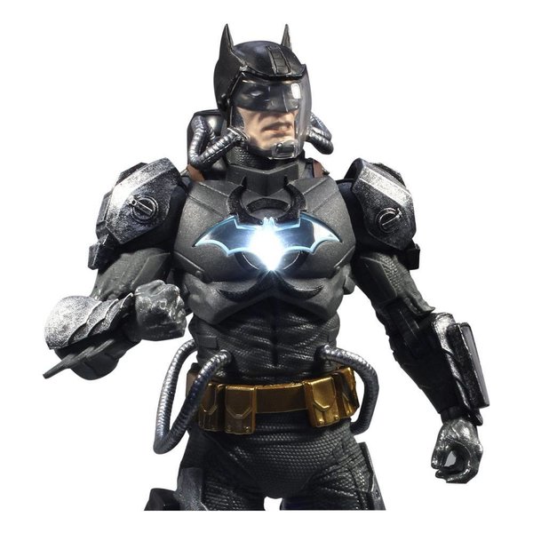 McFarlane Toys DC Multiverse Batman Hazmat Suit Light Up Symbol (Gold Label Collection)