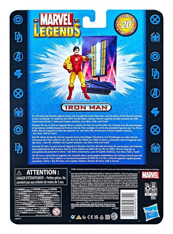 Hasbro Marvel Legends 20th Anniversary Series 1 2022 Iron Man
