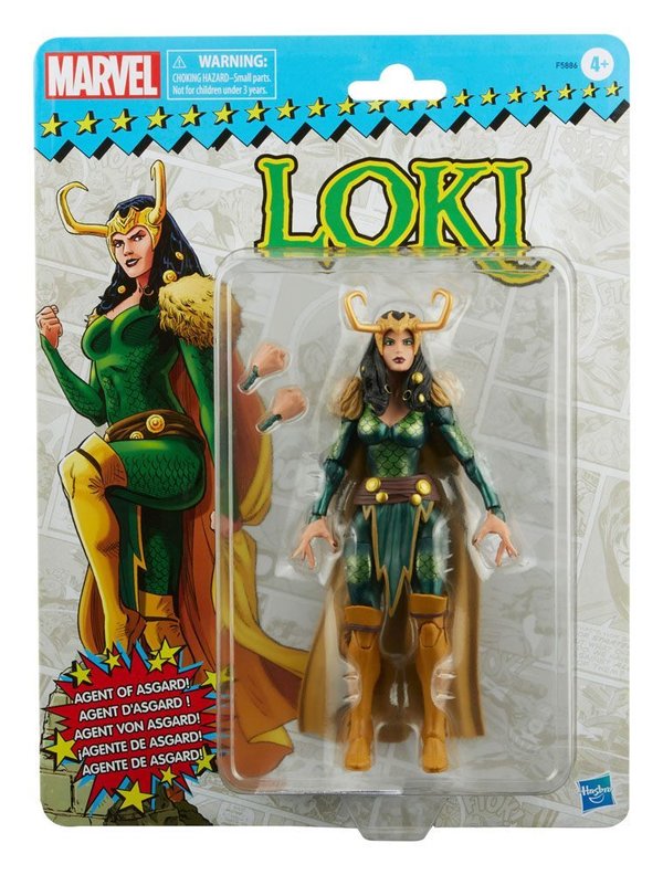 Hasbro Marvel Legends Series Vintage 2022 Loki (Agent of Asgard)