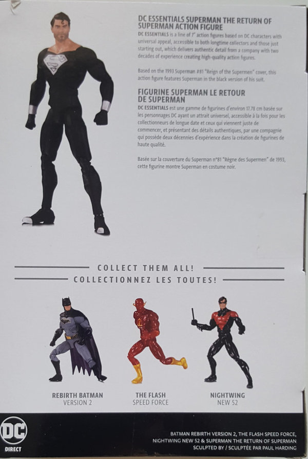 DC Direct DC Essentials Actionfigur Superman (The Return of Superman)