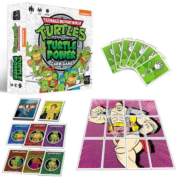 USAopoly Teenage Mutant Ninja Turtles Kartenspiel Turtle Power *Englische Version*