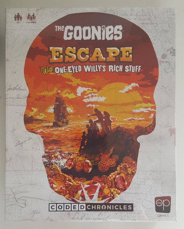 USAopoly The Goonies Brettspiel Escape with One-Eyed Willy's Rich Stuff *Englische Version*