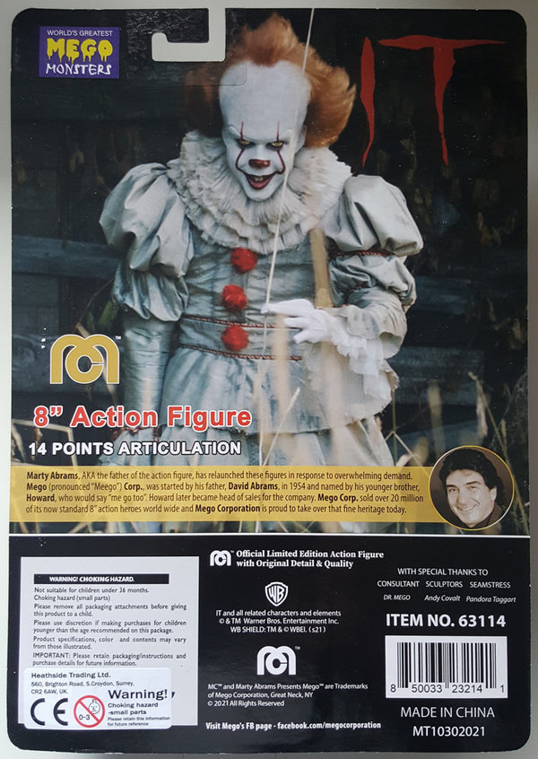 MEGO Stephen Kings Es Actionfigur Pennywise