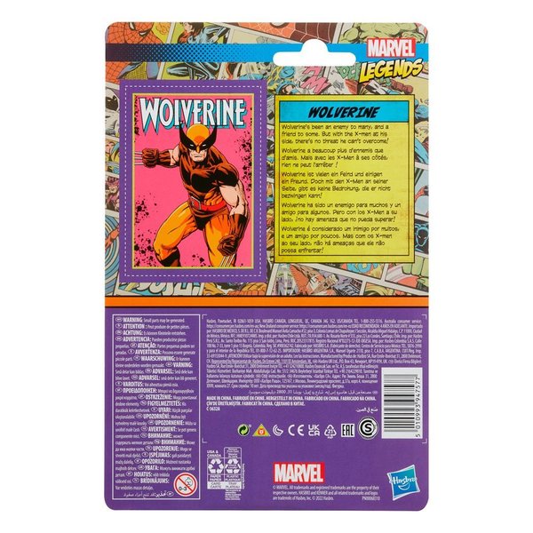 Hasbro Marvel Retro Collection X-Men Actionfigur 3,75" 2022 Wolverine
