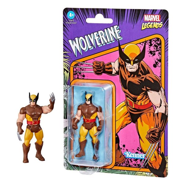 Hasbro Marvel Retro Collection X-Men Actionfigur 3,75" 2022 Wolverine