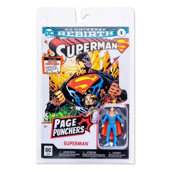 McFarlane Toys DC Page Punchers Actionfigur & Comic Superman