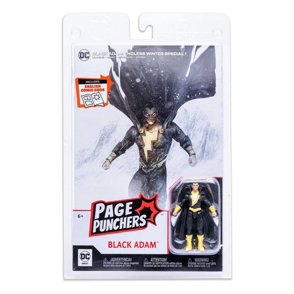 McFarlane Toys DC Page Punchers Actionfigur & Comic Black Adam (Oktober 2022)