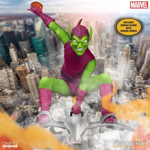 Mezco Toyz Marvel The One:12 Collective 1/12 Actionfigur Green Goblin (Deluxe) (März 2024)
