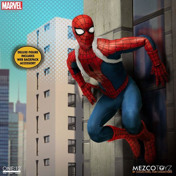 Mezco Toyz Marvel The One:12 Collective Actionfigur 1/12 Spider-Man (Deluxe Edition)