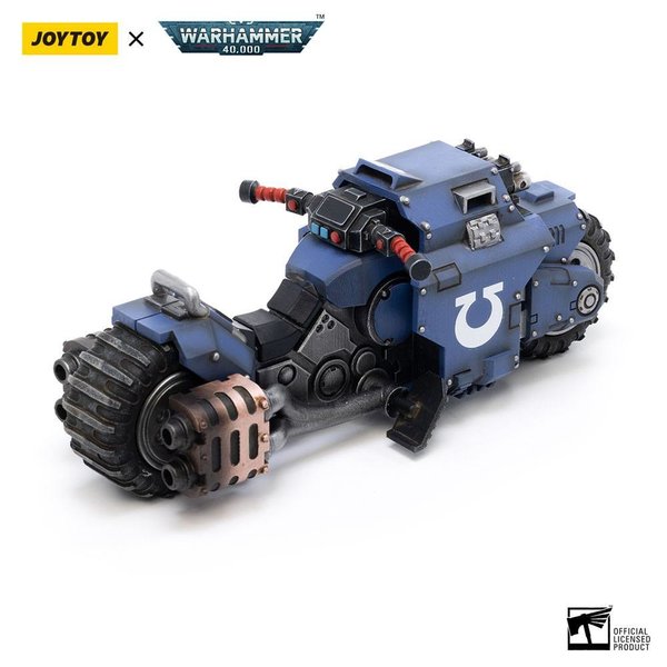 Joy Toy Warhammer 40k Fahrzeug 1/18 Ultramarines Outrider Bike
