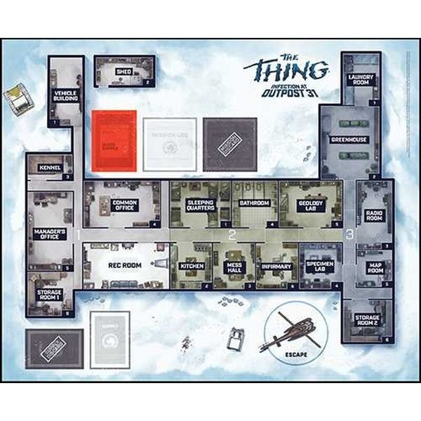 USAopoly The Thing Brettspiel Infection at Outpost 31 2nd Edition *Englische Version*