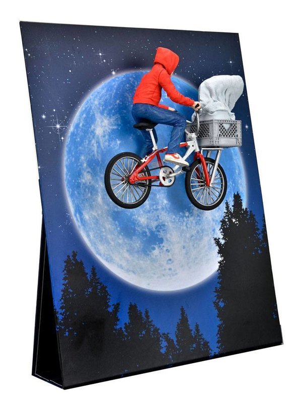 NECA E.T. - Der Außerirdische Actionfigur Elliott & E.T. on Bicycle (März 2023)