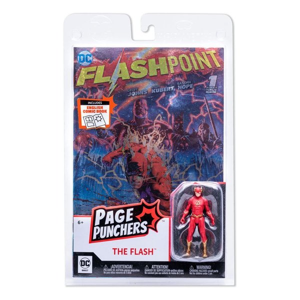 McFarlane Toys DC Page Punchers Actionfigur & Comic The Flash (SDCC Variant Cover & Figure)