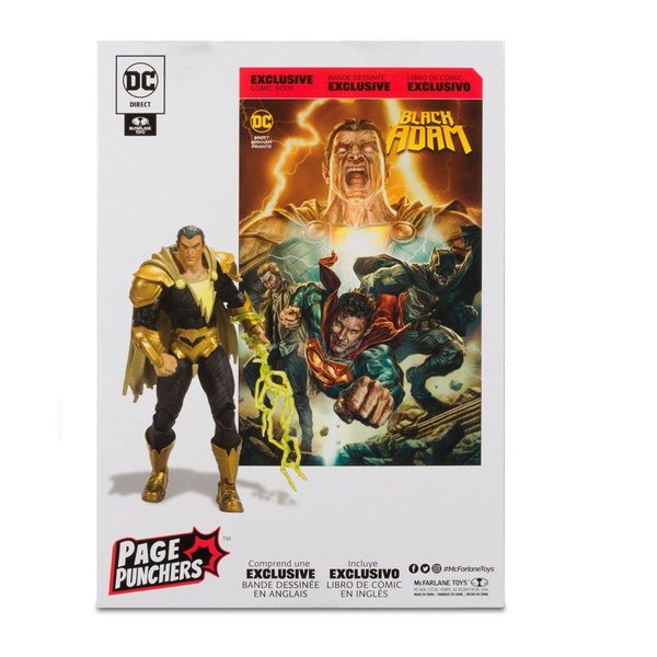 McFarlane Toys DC Direct Page Punchers Actionfigur & Comic Black Adam