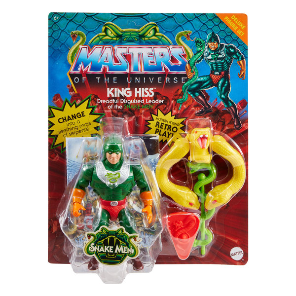 Mattel Masters of the Universe Origins Deluxe Actionfigur King Hiss (Februar 2023)
