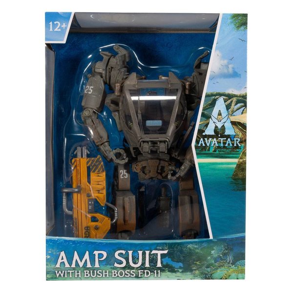 McFarlane Toys Avatar: The Way of Water Megafig Actionfigur Amp Suit with Bush Boss