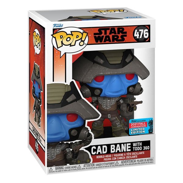 Funko Star Wars POP! Vinyl Figur Cad Bane with Todo 360 (NYCC Fall Convention/Limited Edition)