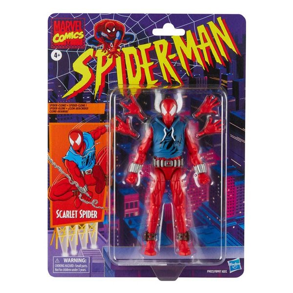Hasbro Marvel Legends Spider-Man Retro Collection Actionfigur Scarlet Spider (Mai 2024)