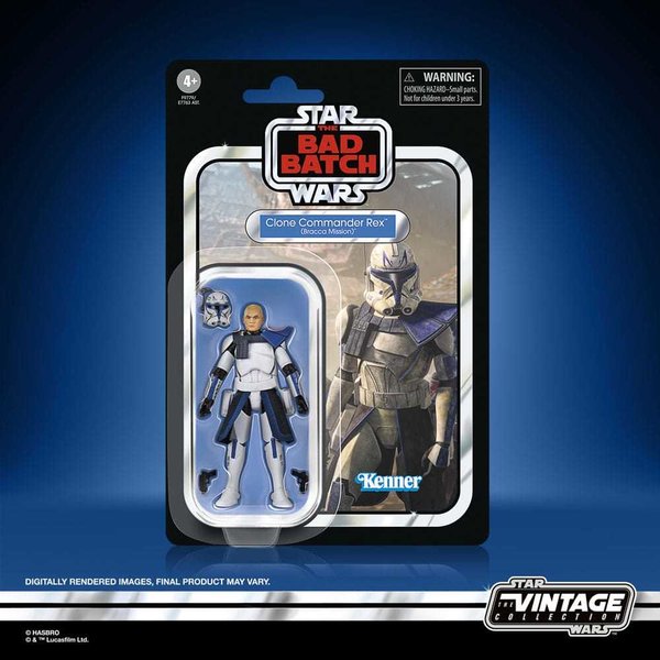 Hasbro Star Wars: The Bad Batch Vintage Collection Actionfigur Clone Commander Rex (August 2024)